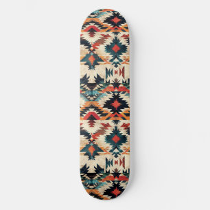 Unique Native American Skateboard