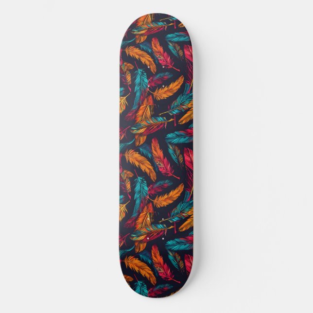 Unique Native American Skateboard (Front)