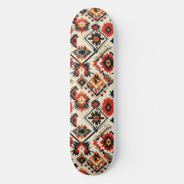 Unique Native American Skateboard (Front)