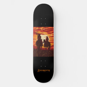 Unique Native American Skateboard