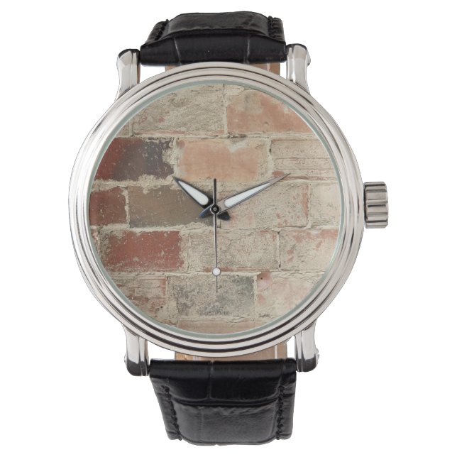 Unique Natural Wall Brick Texture Pattern Gifts Watch (Front)