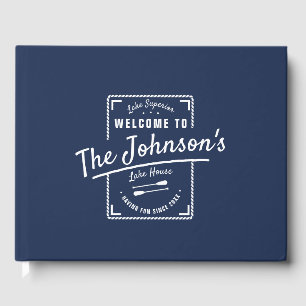 Unique Navy Lake Beach House Guest Book