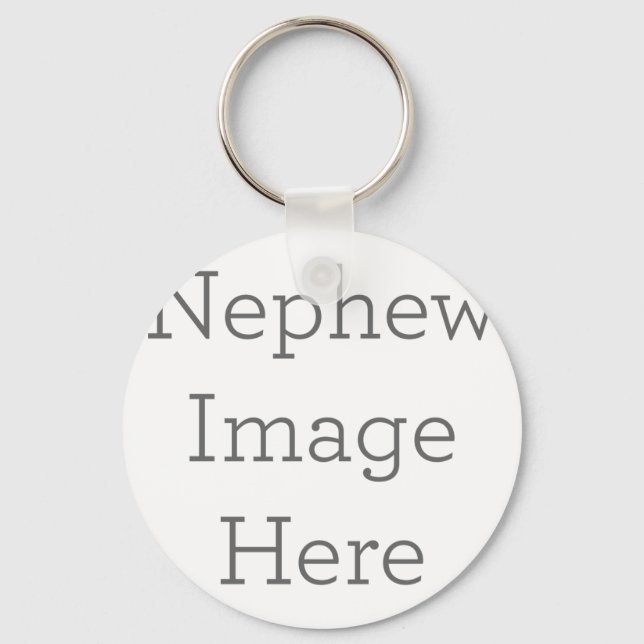 Metal Circle Keychain, 2" (Front)