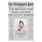 Unique Newspaper Timeline and Wedding Programs