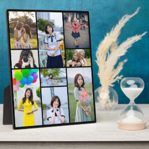 Unique Nine Photo Plaque To Display Your Best Memo