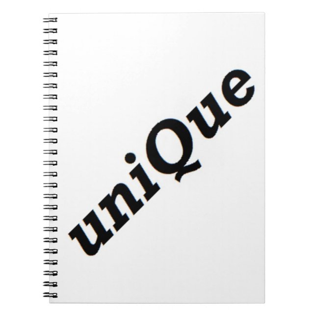 uniQue Notebook (Front)