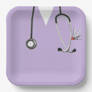 Unique Nurse Party Paper Plate