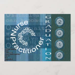 Unique Nurse Practitioner Graduation Invitations