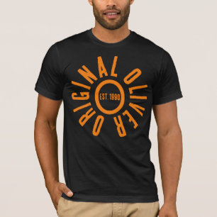 Unique O For Oliver, Oscar, Owen Orange Birthday  T-Shirt