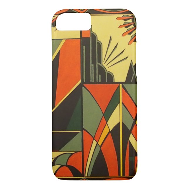 Unique one off Art Deco iphone 7/8 case (Back)