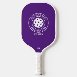 Unique Paddle With Your Club Name And Year Purple