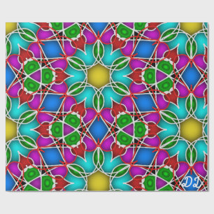 Unique Pattern Abstract Wrapping Paper