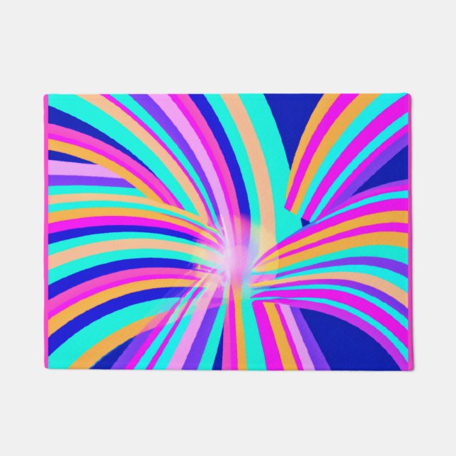 Unique Pattern Art Design Doormat (Front)