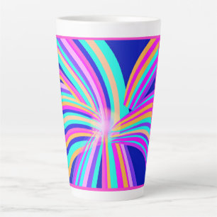 Unique Pattern Art Design Latte Mug