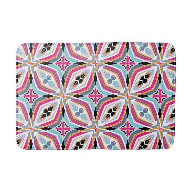 Unique Pattern Design Bath Mat (Front)