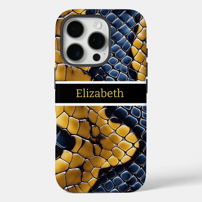 Unique patterns of a vibrant poisonous snake skin Case-Mate iPhone case (Back)