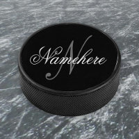 Unique Personalised Black and White Name Monogram