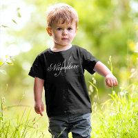 Unique Personalised Black and White Name Monogram 