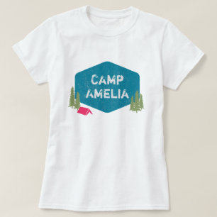 Unique Personalised Camp Name Birthday Party T-Shirt