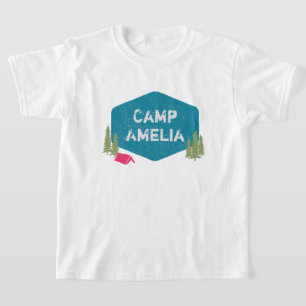 Unique Personalised Camp Name Birthday Party T-Shirt
