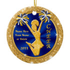 Unique Personalised Cheerleader Christmas Ornament