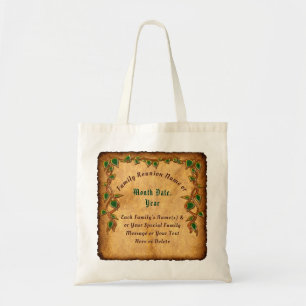 Unique Personalised Family Reunion Tote Bags