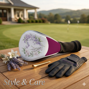 Unique & Personalised Floral Golf Head Cover