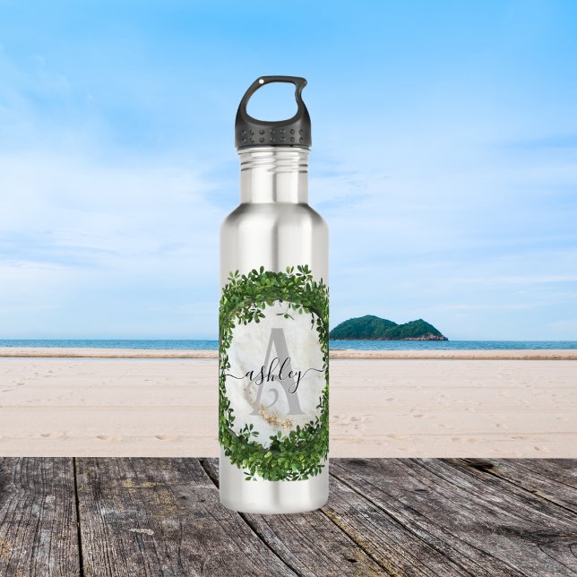 Unique Personalised Keychain with Botanical Theme 710 Ml Water Bottle (Creator Uploaded)