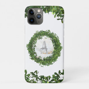 Unique Personalised Keychain with Botanical Theme iPhone 11 Pro Case