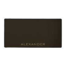 Unique personalised name brown &black
