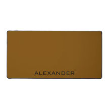 Unique personalised name brown &black