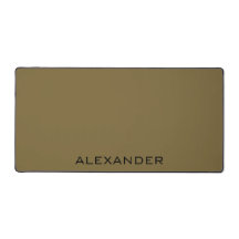Unique personalised name brown &black