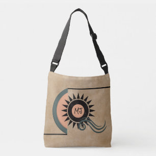 Unique Personalised Sun/Wind Geometric Tote Bag