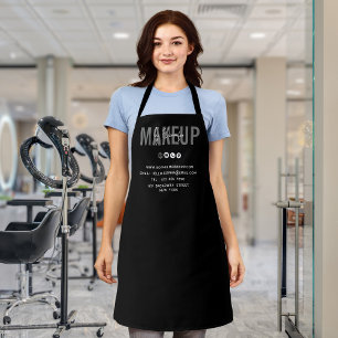 Unique Personalized Makeup Artist Monogram Name Apron
