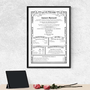 Unique Personalized To The Day Birthday History Poster