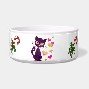 Unique Pet Food Bowl, pet cat bowl Christmas