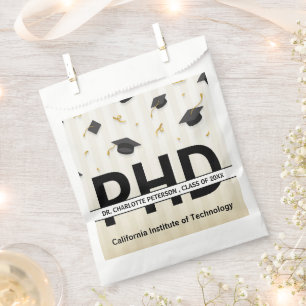 Unique PhD Doctoral Graduation Party  Favour Bags