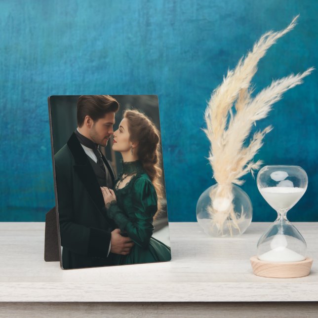 Unique Photo Easel Plaque for Home or Office (Side)