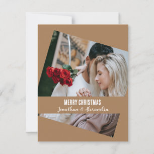 Unique photo grid one picture stylish modern Xmas