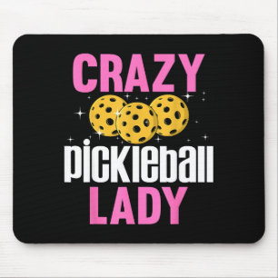 Unique pickleball design for women girls pickle mouse mat