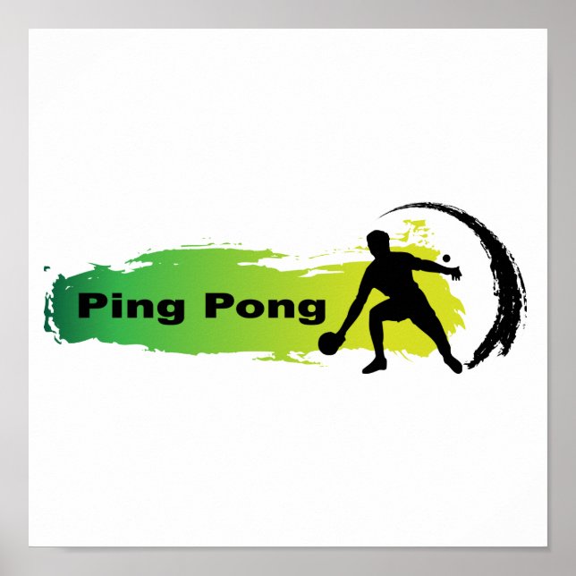 Unique Ping Pong Poster (Front)