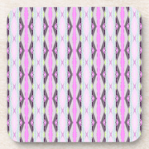 Unique Pink Pattern Coaster