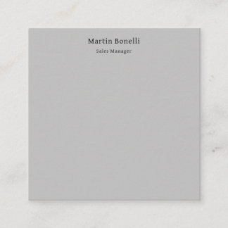 Unique Plain Grey Enclosure Card