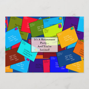 Unique POSTAL WORKER Retirement Invitations II