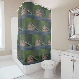Unique Praying Mantis Shower Curtain