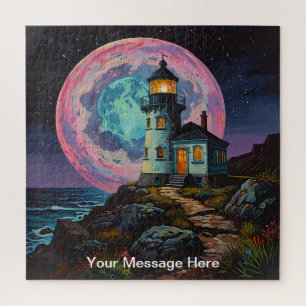 Unique psychedelic & fun personalised jigsaw puzzle