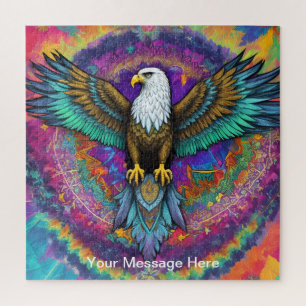 Unique psychedelic & fun personalised jigsaw puzzle