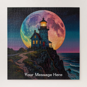 Unique psychedelic & fun personalised jigsaw puzzle
