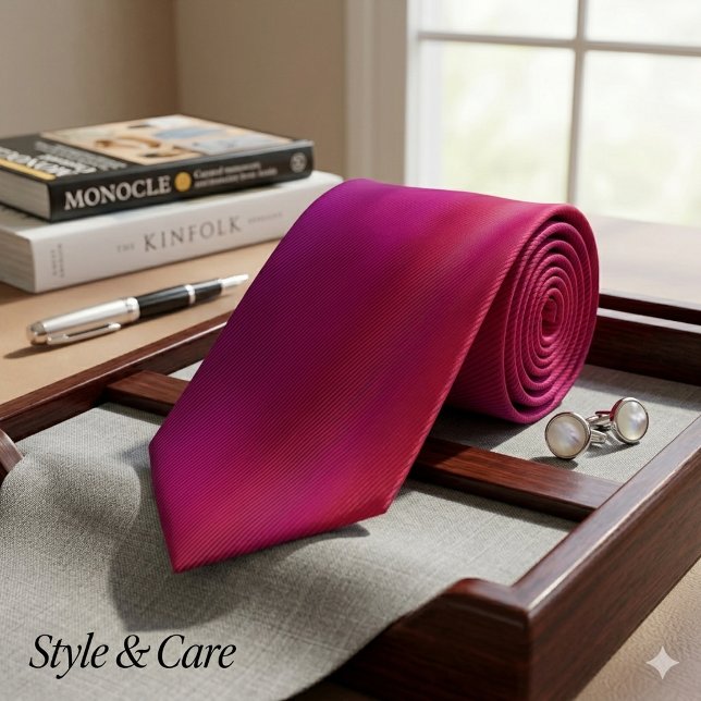 Unique Purple neck tie with Smooth Background (Unique Purple neck tie with Smooth Background)