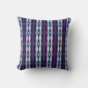 Unique Purple Pattern Cushion